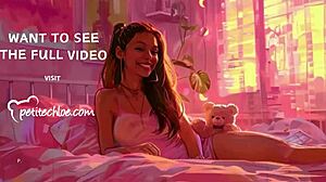 Petite Chloe Cums Hard Playing with Her Wet Pussy Solo