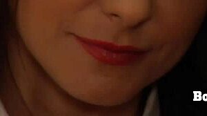 damn curvy mistress in lingerie she moans wild orgasming from my rough pussy fingering!