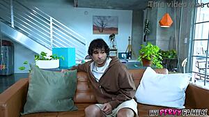 Heart racing as curious stepsis addison vodka takes bratty stepbro's huge cock