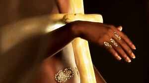 hey she really gets into seducing him slowly undressing stripping her mature milf body teasing every step