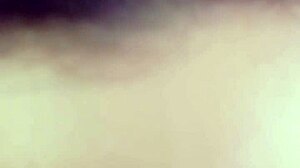 Sexy latina deepthroats monster cock in homemade blowjob cumshot