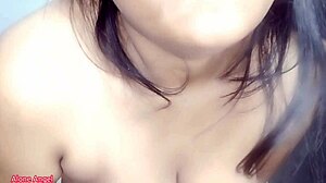 niharika's homemade indian solo shows off her tight pussy and big natural tits up close