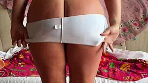 i ride dildo deep in my fat ass shaking it hard