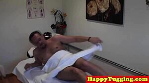 Fat asian masseuse rubs cock sensually during nuru massage hidden cam