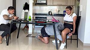 Roommate fucks my girlfriend while gaming!