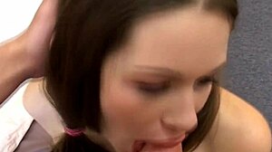 ever wonder what a sweet 18+ teen does in her first porn casting interview?