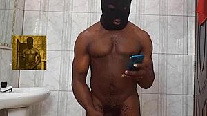 Pornashubby Jerks Cock Solo In Bathroom After Sugar Mummy Rounds