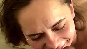 Big Black Cock Deepthroat in the Shower Feels So Intense!