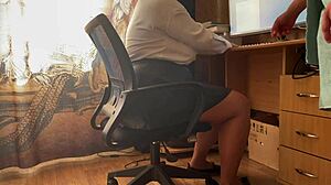 turkish stepmom tempts with creampie surprise from stepson inside