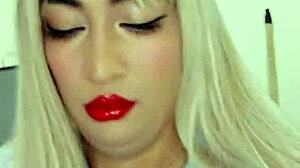 testing my new webcam look as hot transexual crossdresser