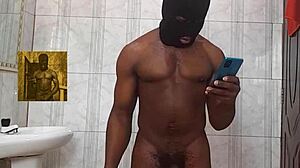 Pornashubby Jerks Cock Solo In Bathroom After Sugar Mummy Rounds