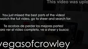 chubby latina girlfriend deepthroats daddy's cock then swallows cum from neighbor's webcam leak