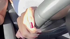 hey check out this girl going naked in traffic