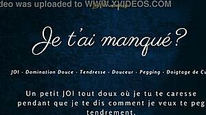 je t'ai manqué? french joi pegging makes you jerk hard