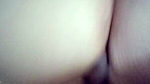 hairy milf tita fucks me creampie after catching me naked big tits bounce