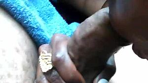 sloppy cock sucking closeup with deepthroat and spit dripping everywhere