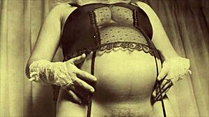 Vintage British shadows hide interracial pregnant hairy threesome swinging sixties style