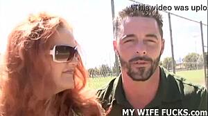 Wife eyes bull's cock size against hubby's pathetic one