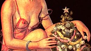 i love this vintage erotic christmas babe getting naughty