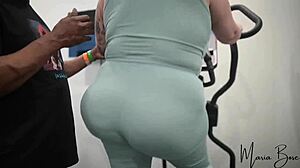 Wow, fat latina monster bbc 3some workout!