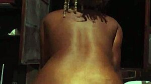 i love watching this curvy ebony teen bounce her fat ass on white cock