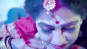 young indian couple fucks missionary doggystyle with dirty hindi dirty talk creampie and squirting orgasms