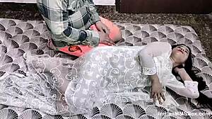 wanna watch this skinny indian milf get fucked rough by strangers in homemade video?