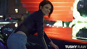 bree daniels bends over for gaping anal in red lingerie bliss