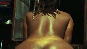 i love watching this curvy ebony teen bounce her fat ass on white cock