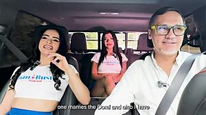 HORNY STEPSISTERS CAMILA AND ANDREA VELASCO MASTURBATE WILD ON MACHINE AND DILDO