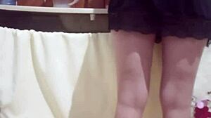 damn this work employee's hot brazilian ass has me flashing horny in kitchen