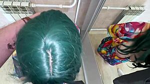 busty huge ass stepmom stuck in closet gets stepson anal all holes