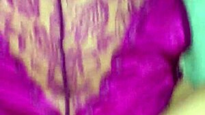 Colombian Hottie Teases in Purple Satin Thong Before Wild Fuck