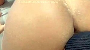 Karen Bessa bends over big ass for interracial orgy with huge cock