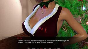 wanna unwrap zoey's massive christmas tits and monster bbc?