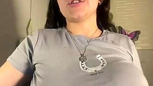 Colombian beauty shakes her massive natural tits and huge round ass seductively on camera