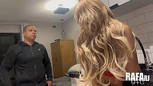 milf's huge latina ass offers wet pussy for thick cock dinner pounding