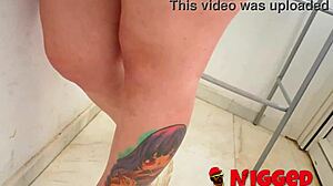 lidia crespo desperately tries huge black anal cock bigger than expected in outdoor casting