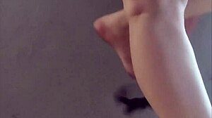 alone at home fingering wet pussy to huge orgasm