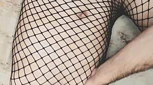 mature skinny wife takes rough anal in homemade stockings!