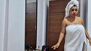 venezolana latina wife sneaks blowjob and pussy fuck before husband arrives sucking his thick cock deep