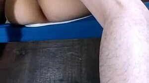 Fuck yes, stepdad destroys tight teen pussy after school with hard cock riding!