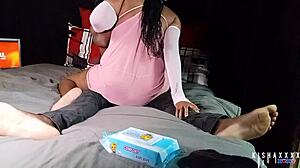 my mature curvy ebony pussy gets pounded doggystyle bent over then ridden cowgirl with toys