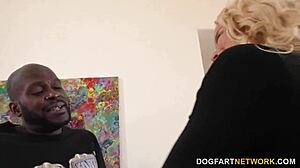 nikki delano gags on huge black cocks in wild interracial group threesome pounding