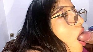 friend's latina girlfriend sucks cock then offers her juicy ass cheeks