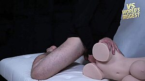 Insane Belly Bulge as Huge Cocks Deep Fuck Doll Breaking Slut's Ribs