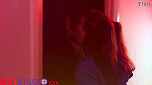 Nurse Greene deepthroats anonymous gloryhole cock swallowing cum load