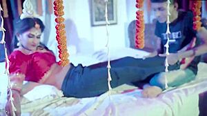 young indian couple fucks missionary doggystyle with dirty hindi dirty talk creampie and squirting orgasms