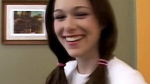 ever wonder what a sweet 18+ teen does in her first porn casting interview?