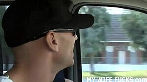 Wife eyes bull's cock size against hubby's pathetic one